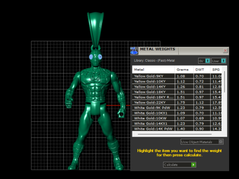 Gold superhero pendant 3D Print Model