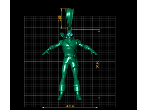 Gold warrior pendant 3D 打印模型