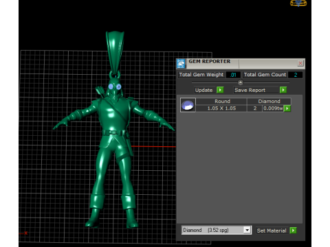 Gold warrior pendant 3D 打印模型