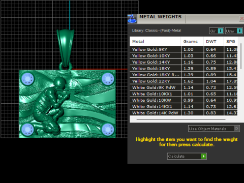 Lab created golden toy army Model Cetak 3D