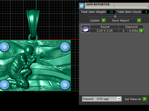 Lab created golden toy army Model Cetak 3D