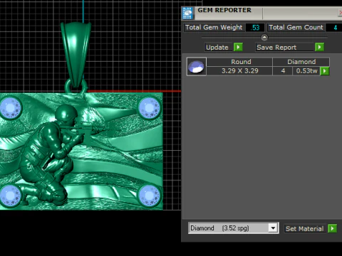 Lab created golden toy army 3D Print Model