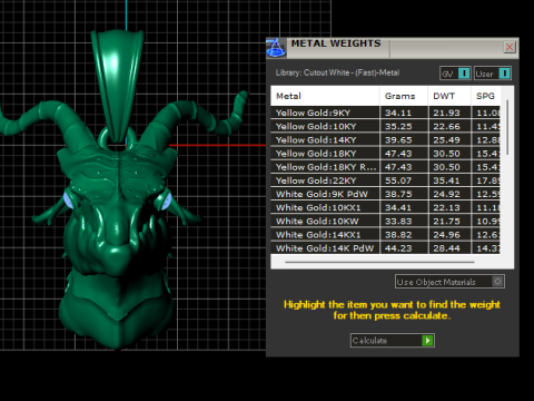 Golden Insect Pendant Model Cetak 3D
