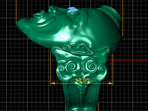 Fantasy-inspired gold ring Model do druku 3D