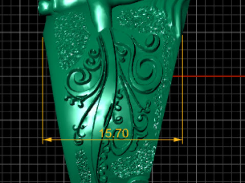 Gold skull ring 3D 打印模型