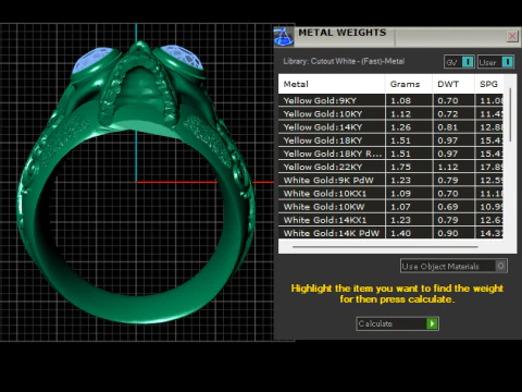 Gold skull ring 3D Print Model
