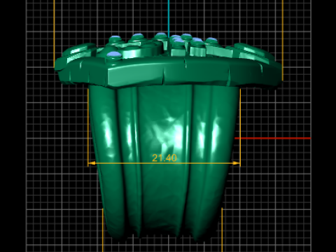 Gold fantasy shield ring 3D Принт Модель