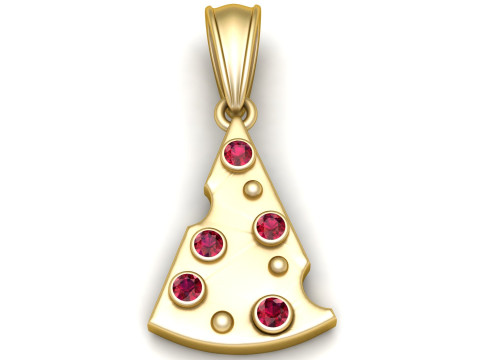 Triangular pendant 3D printmodel