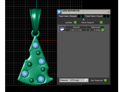 Triangular pendant 3D 打印模型