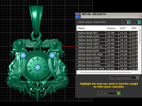 Luxury gothic biker pendant 3D Print Model