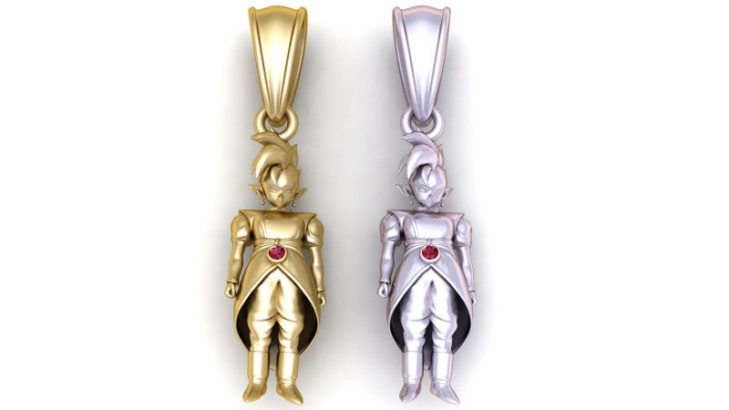 Striking gold pendant Model Cetak 3D .c4d .max .obj .3ds .fbx .stl .blend 
