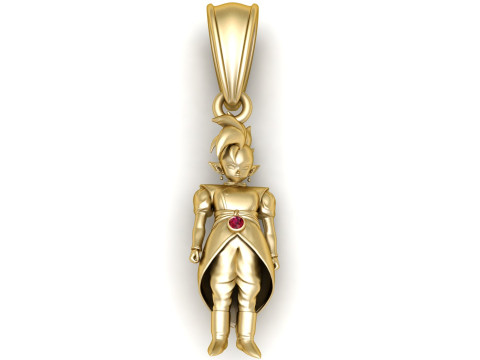 Striking gold pendant Model Cetak 3D