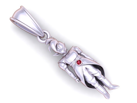 Striking gold pendant Model Cetak 3D