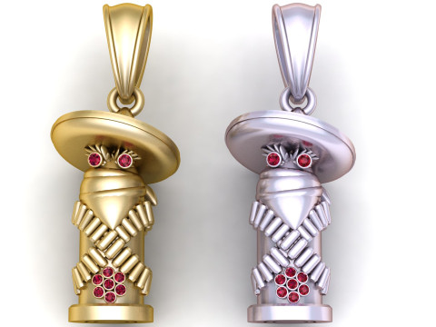 ARMY SOLDIER PENDANT Model do druku 3D