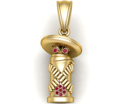 ARMY SOLDIER PENDANT 3D Print Model