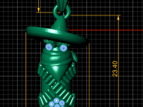 ARMY SOLDIER PENDANT 3D Print Model
