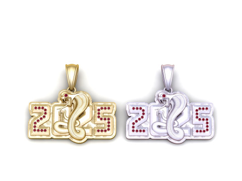 2025 Cobra Pendant Model Cetak 3D