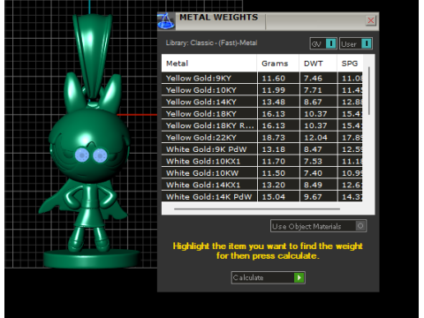 Golden Superhero Girl Pendant 3D Print Model