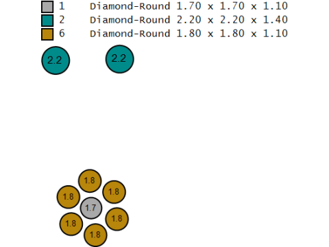Gold character pendant Model Cetak 3D