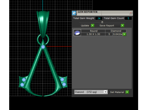 Stainless Steel Assassin Necklace 3D Model