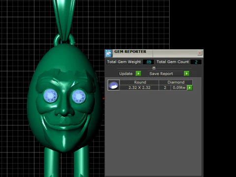 Подвеска в виде яйца в виде лица 3D Принт Модель