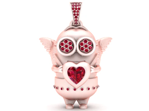 Emerald pendant 3D Print Model