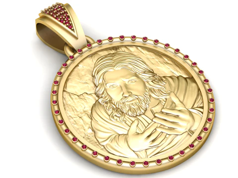 Religious pendant 3D Print Model