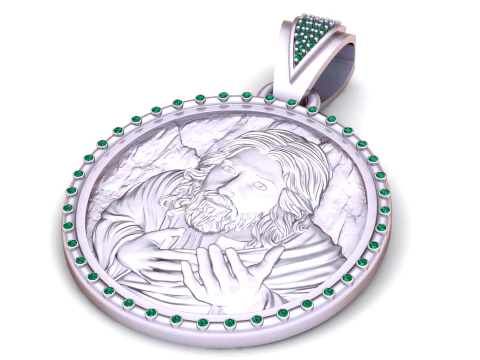 Religious pendant 3D Print Model