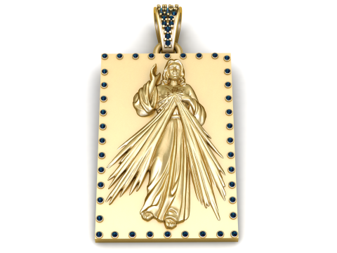 Man gold pendant 3D Принт Модель