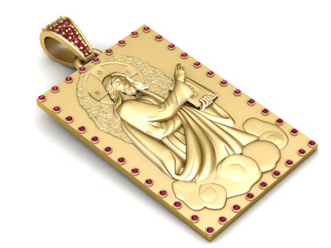 Boy gold pendant Modelo de Impressão 3D