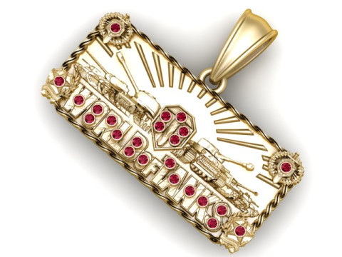World of Tanks Pendant 3D Druckmodell