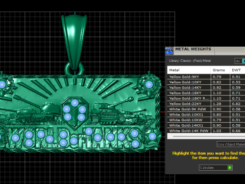 World of Tanks Pendant 3D Druckmodell