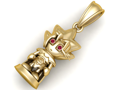 Anime Hero Pendant 3D 打印模型