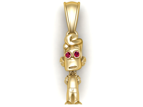Cartoon Boy Pendant 3D Druckmodell