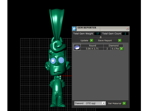 Cartoon Boy Pendant 3D Print Model
