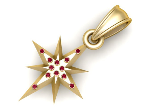 Minimalist pendant design 3D 打印模型