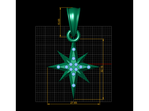 Minimalist pendant design 3D 打印模型