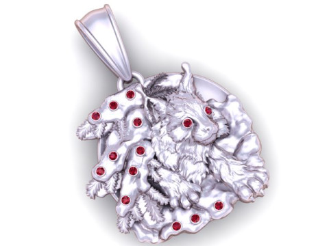 Goat gold pendant 3D Baskı Modeli