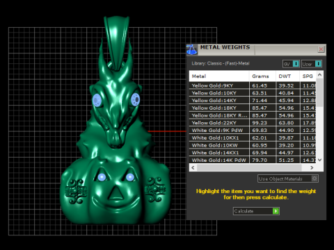 Golden Dragon with Golden Pumpkin 3Dプリントモデル