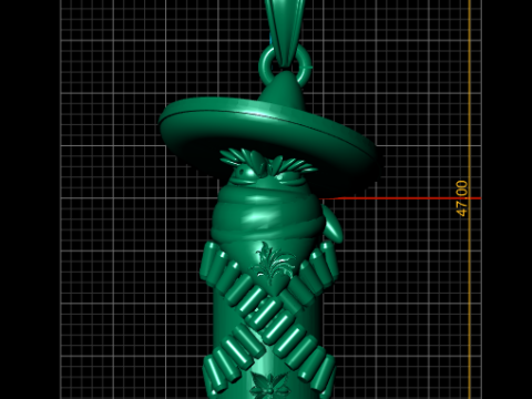 GOLD ARMY SOLDIER PENDANT Modelo de impresión 3D