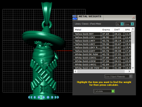 GOLD ARMY SOLDIER PENDANT Modelo de impresión 3D