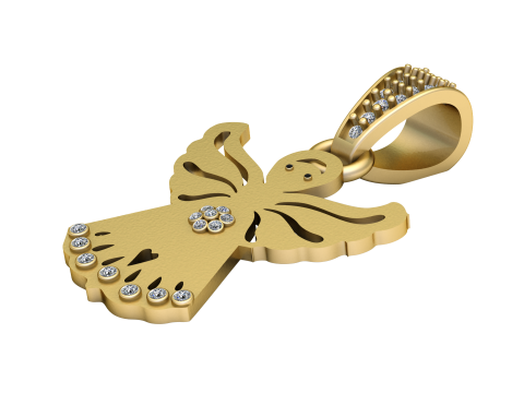 Standard Angel Pendant Modello di stampa 3D