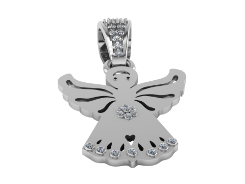 Standard Angel Pendant Modello di stampa 3D