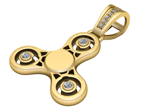 Luxury Fidget Spinner 2025 3D Принт Модель