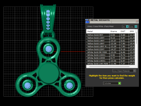 Luxury Fidget Spinner 2025 3D Принт Модель