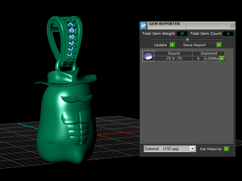 Western Spud Pendant Model do druku 3D