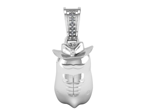 Western Spud Pendant 3D Print Model
