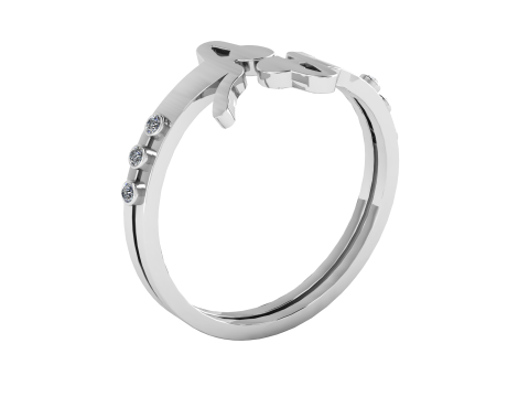 Luxe Blossom Rings Modello di stampa 3D