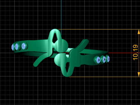 Luxe Blossom Rings Modello di stampa 3D