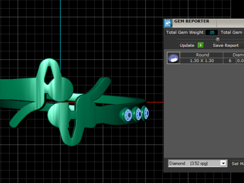 Luxe Blossom Rings Modello di stampa 3D